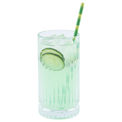 Green Paper Straw - Bamboo Stalks, Biodegradable, 6mm - 7 3/4