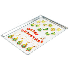 Pastry Tek White Parchment Paper Full Size Sheet Pan Liner - Silicone Coated - 16