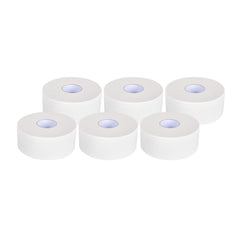 Clean Tek Professional White Toilet Paper Roll - 3-Ply - 655' x 3 3/4