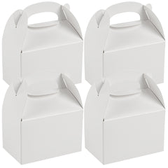 Bio Tek White Paper Gable Box / Lunch Box - Greaseproof - 4