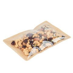 Bag Tek Kraft Plastic Small Sandwich and Snack Bag - Heat Sealable - 8 1/4