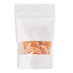 Bag Tek White Plastic Medium Window Bag - Heat Sealable - 8
