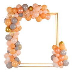 Balloonify Coral, White and Gold Balloon Arch / Garland Kit - 129 Pieces - 1 count box