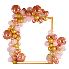 Balloonify Pink and Gold Balloon Arch / Garland Kit - 137 Pieces - 1 count box