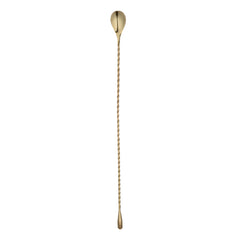 Bar Lux Gold-Plated Stainless Steel Belicoso Barspoon - 16