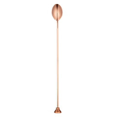Bar Lux Copper-Plated Stainless Steel Muddler Barspoon - 12