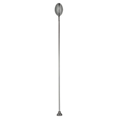 Bar Lux Black-Plated Stainless Steel Muddler Barspoon - 16