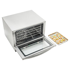 Hi Tek Stainless Steel Half Size Countertop Convection Oven - 120V, 1600W - 1.5 cu ft - 1 count box