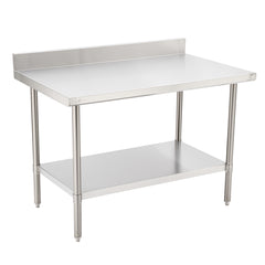 Kitchen Tek 16-Gauge 304 Stainless Steel Commercial Work Table - Medium Duty, 4