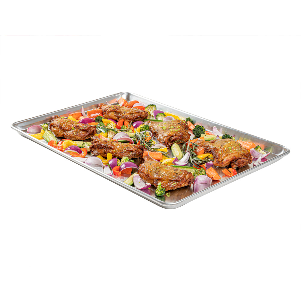 Vollrath 9001 1/1 Full Size Bun / Sheet Pan - 26 x 18 x 1, 16 gauge Vollrath 9001 1/1 Full Size Bun / Sheet Pan - 26 x 18 x 1, 16 gauge