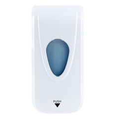 Clean Tek Professional 33 oz White Manual Soap Dispenser - for Gel or Liquid Soap - 1 count box