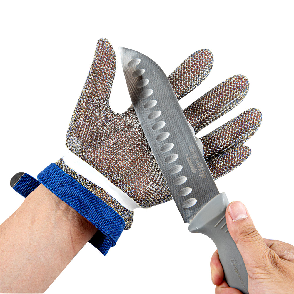 Life Protector Stainless Steel Mesh Large Cut-Resistant Glove - Level 9,  Food Safe - 10 x 5 - 1 count box