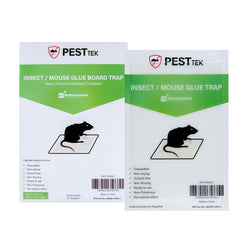 Pest Tek Paper Insect / Mouse Glue Board Trap - Set of 2 - 8 1/4