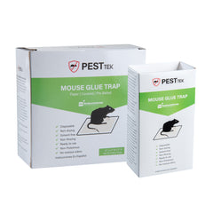 Pest Tek Paper Mouse Glue Trap - Covered, Set of 3 - 6