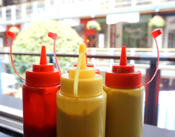 sauce bottles