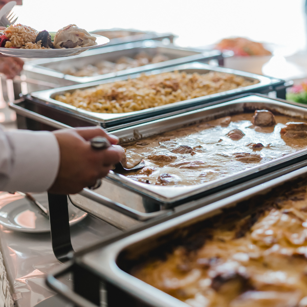 Catering food