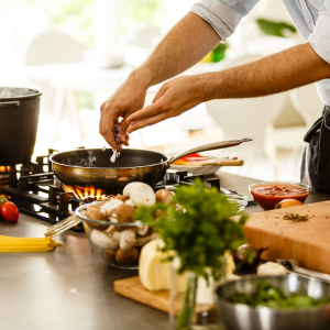 Chef cooking