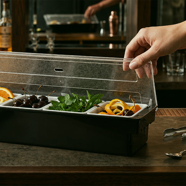 Condiment Caddies and Racks