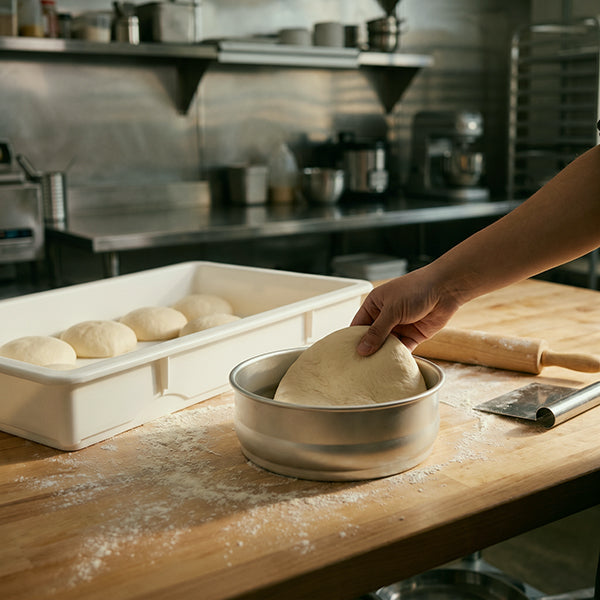 Pizza Dough Pans and Pizza Dough Boxes