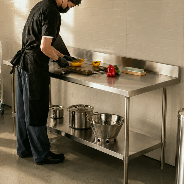 Stainless Steel Work Tables with Undershelf