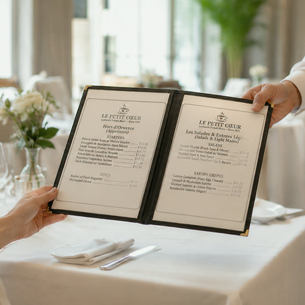 Menu Covers and Books
