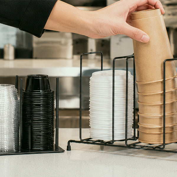 Cup Dispensers and Lid Organizers