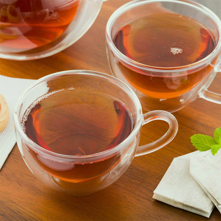 Glass Coffee Mugs, Cappuccino Cups, and Saucers