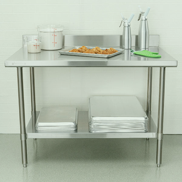 Stainless Steel Work Tables with Undershelf