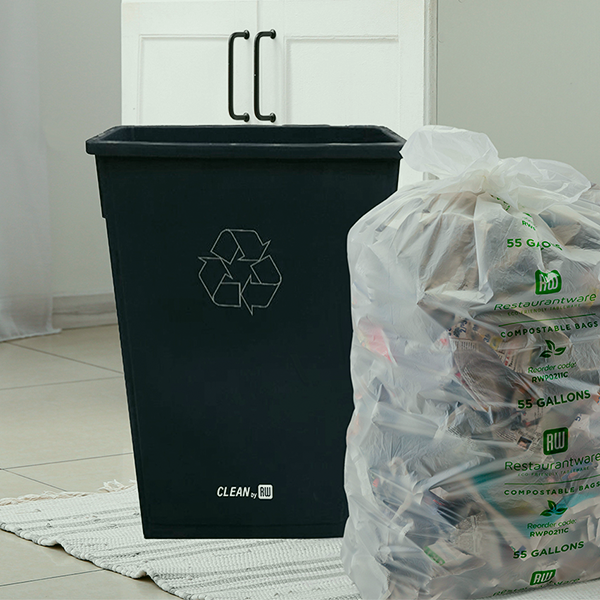 Trash Cans and Recycling Bins