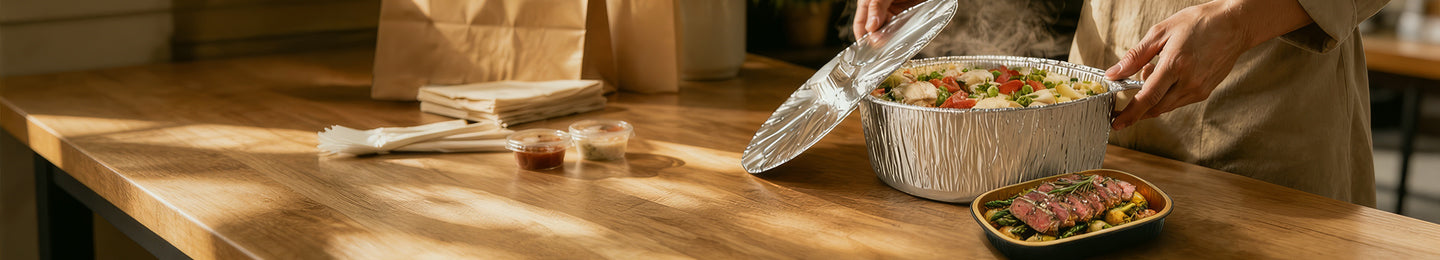 Foil Take-Out Containers & Lids