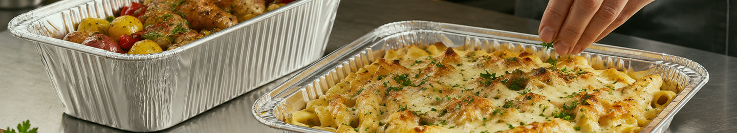 Aluminum Foil Steam Table Pans & Lids