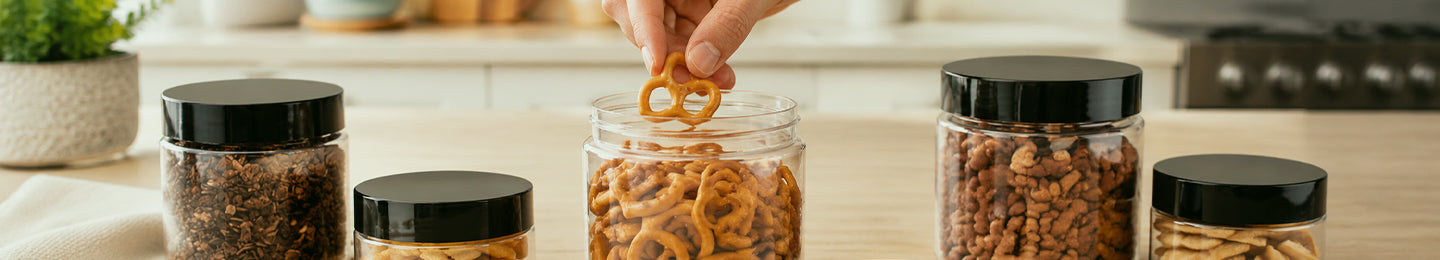 Plastic Jars and Canisters
