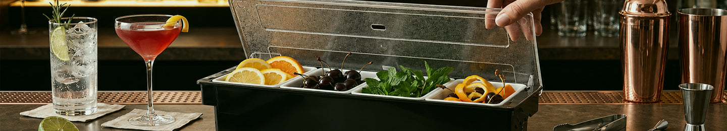 Condiment Caddies and Racks