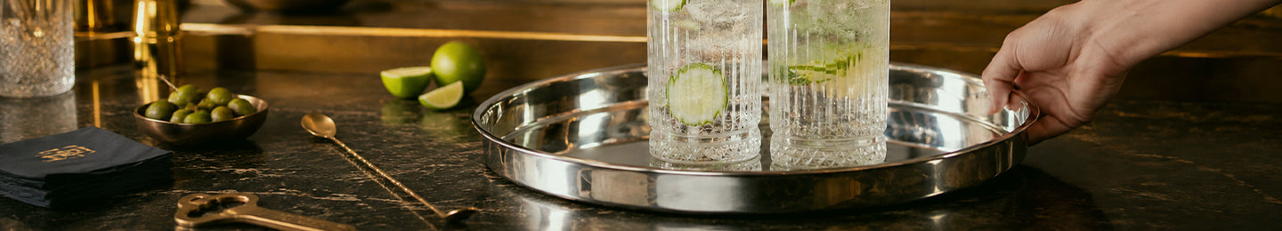 Metal Serving and Display Platters / Trays