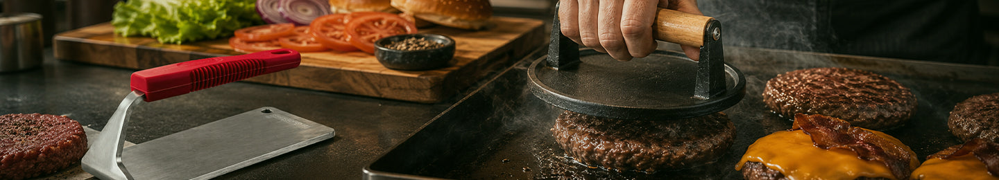 Steak Weights, Bacon Presses, and Grill Presses
