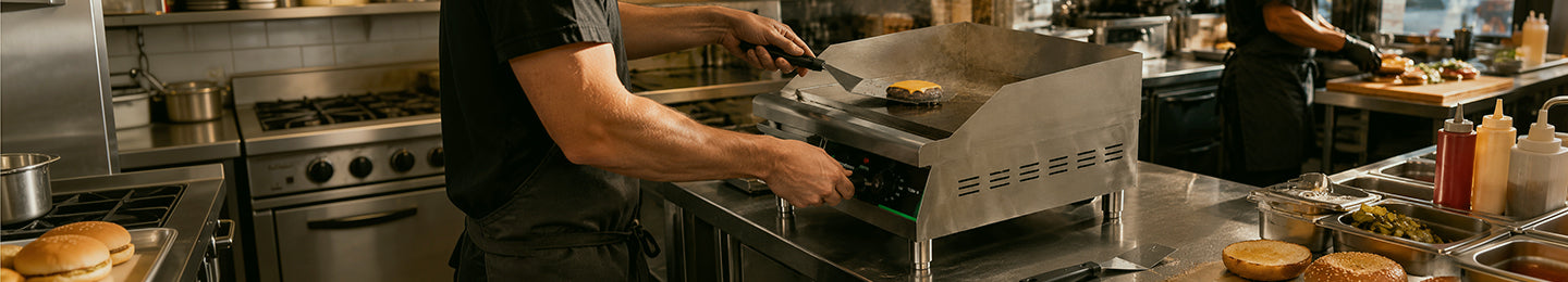 Countertop Electric Griddles and Flat Top Grills