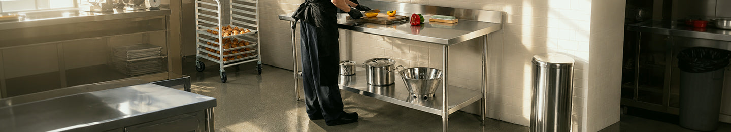 Stainless Steel Work Tables with Undershelf