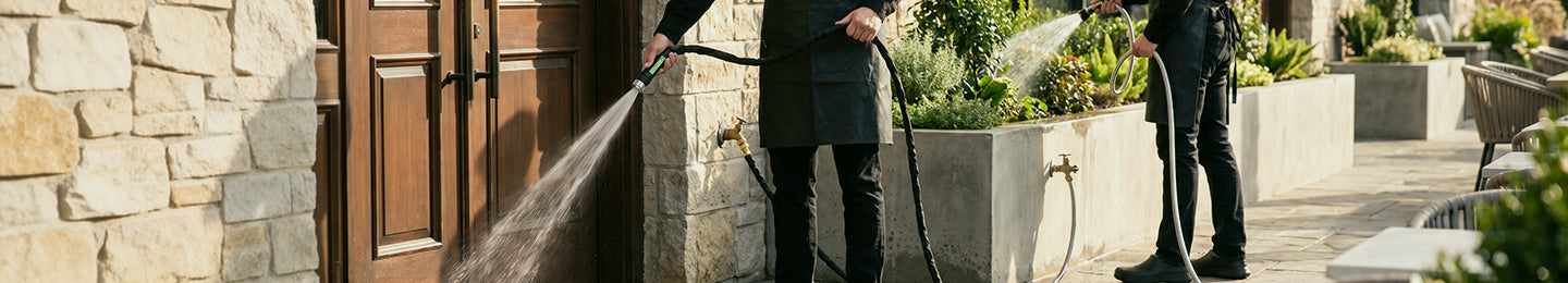 Garden Hoses, Nozzles, and Faucets