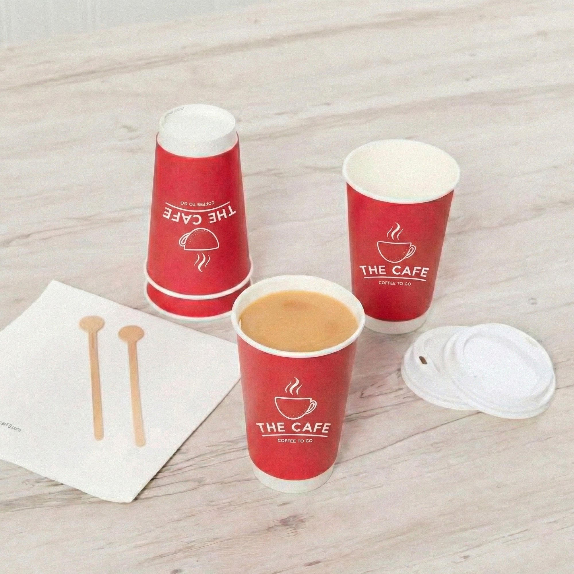 Custom Compostable Double Wall Cups