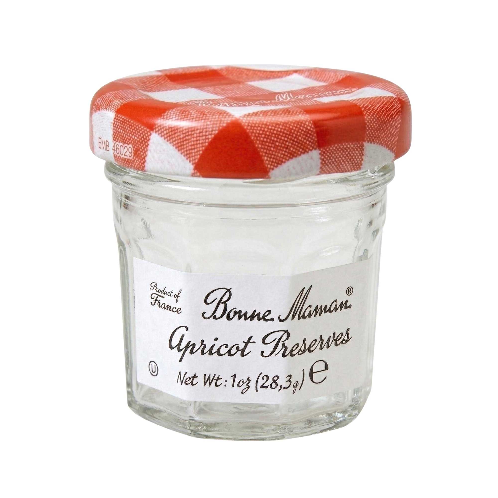 Bonne Maman 1.0 oz Mini Jar - Apricot Preserve - 60 count box
