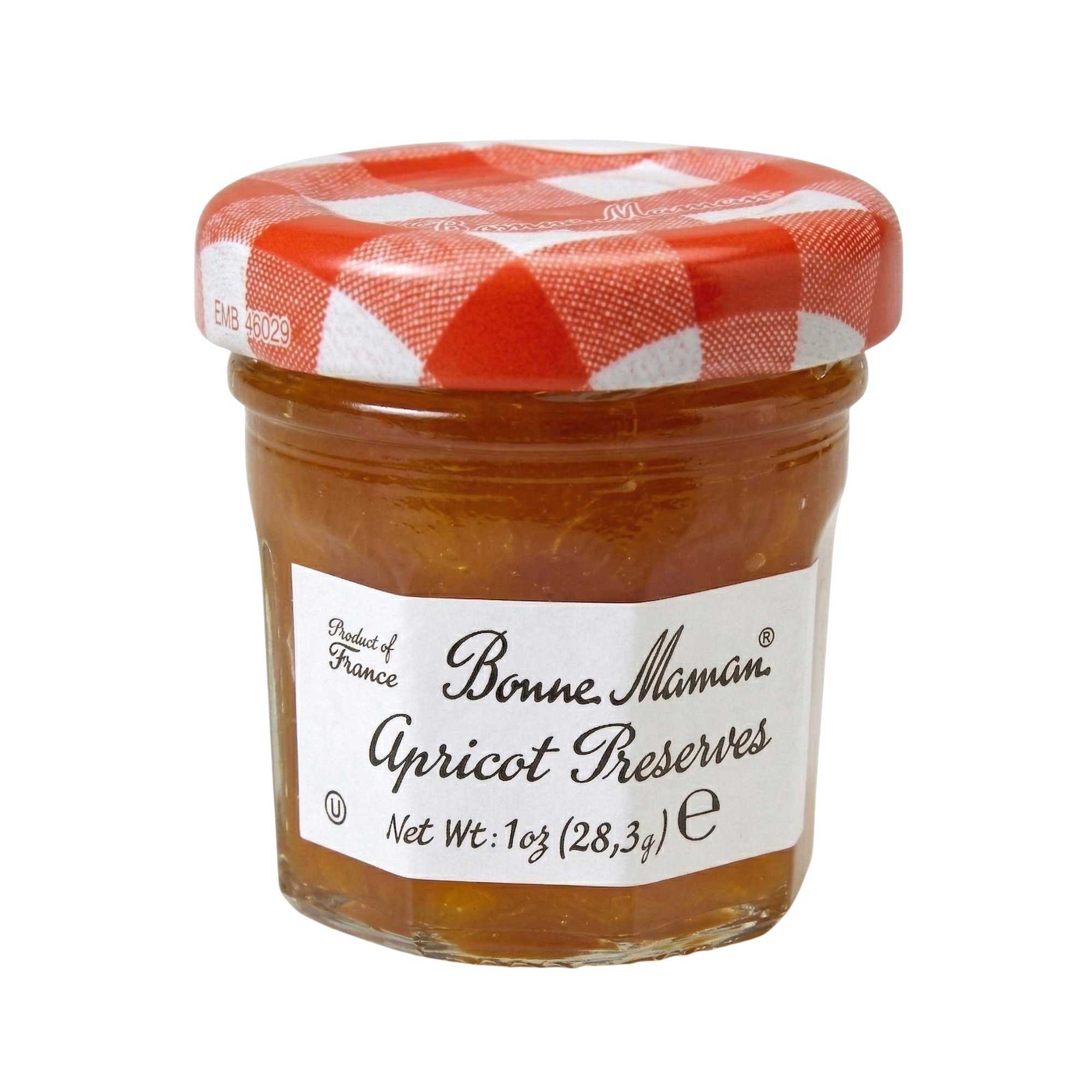 Bonne Maman 1.0 oz Mini Jar - Apricot Preserve - 60 count box