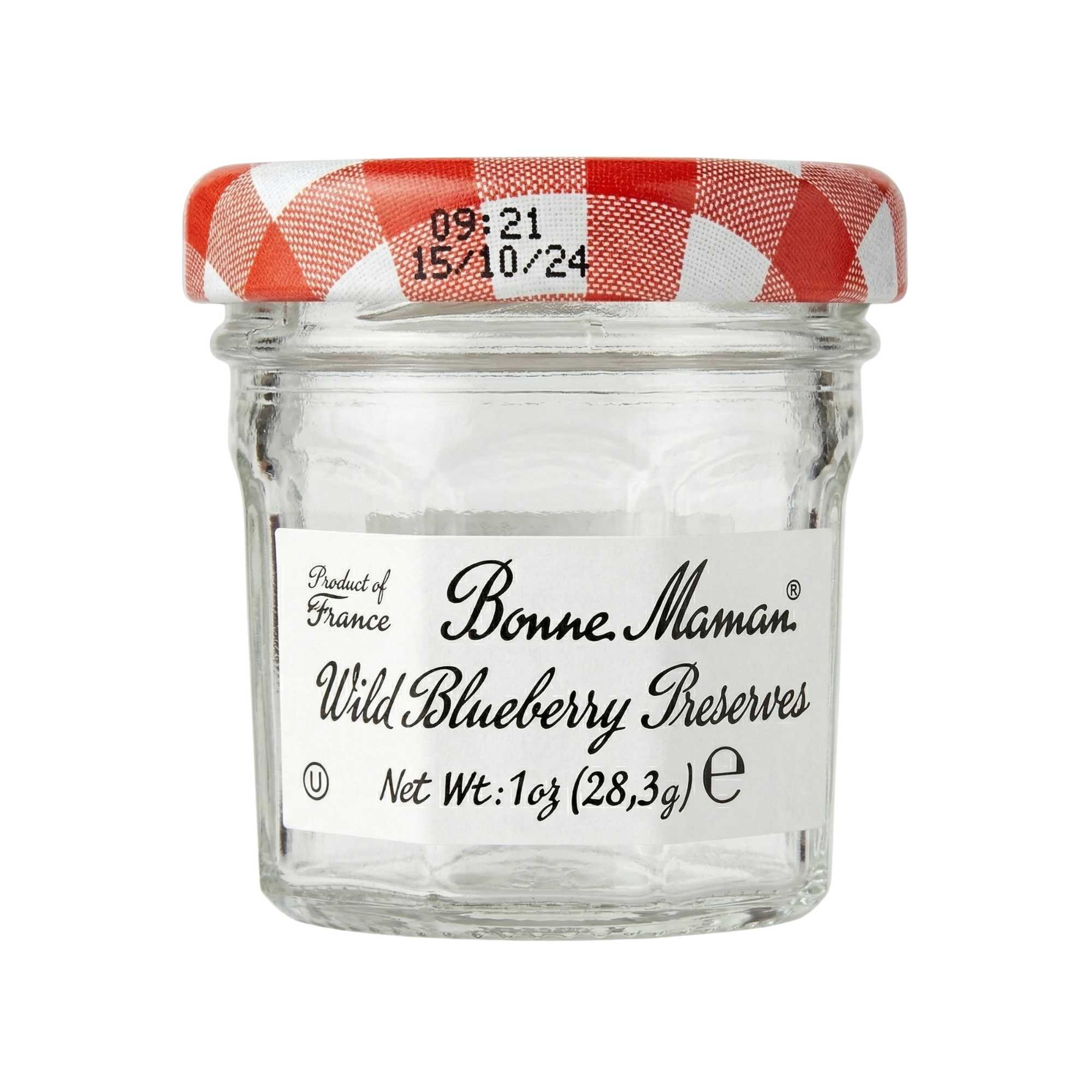 Bonne Maman 1.0 oz Mini Jar - Blueberry Preserve - 60 count box