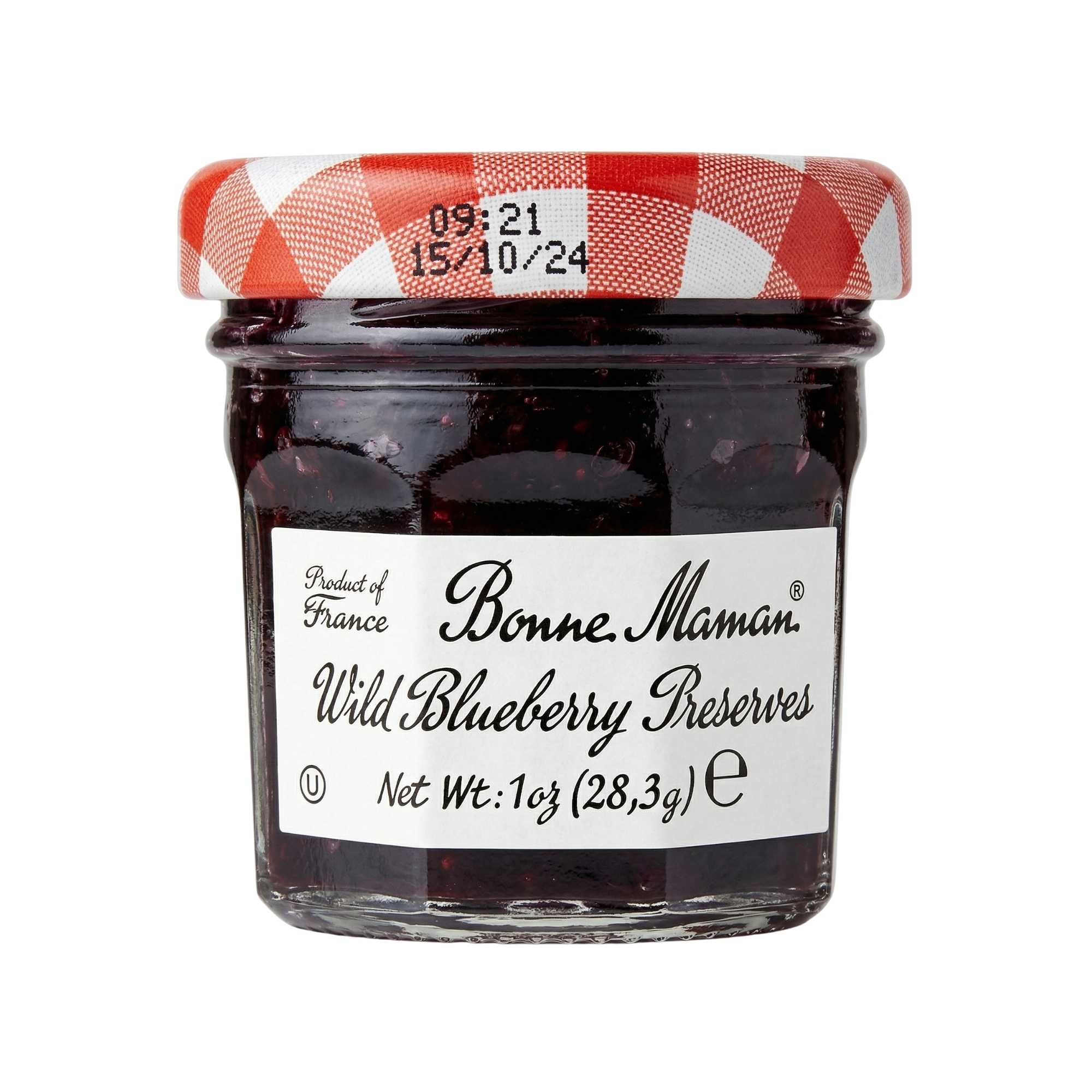 Bonne Maman 1.0 oz Mini Jar - Blueberry Preserve - 60 count box