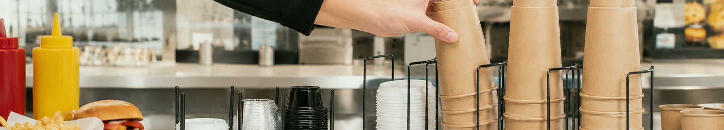 Cup Dispensers and Lid Organizers
