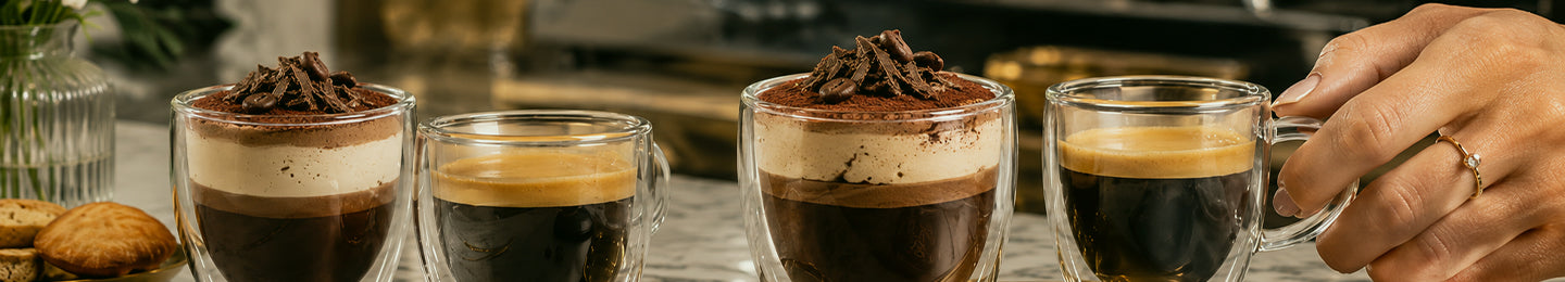 Coffee Mugs, Tea Cups, Cappuccino Cups, and Saucers