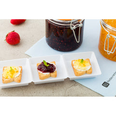Mini Serve 100 Rectangle White 7.5