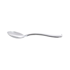 Mini Serve 100 5 oz Square Clear Plastic Medium Kova Cups and 100 Silver Plastic 4