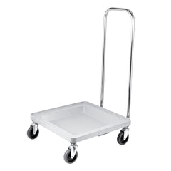 Clean Tek Professional 1 Gray Dish Rack Dolly and 1 Dolly Handle