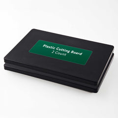 Bar Lux Black Plastic Cutting Board - Non-Slip, Professional Use - 6