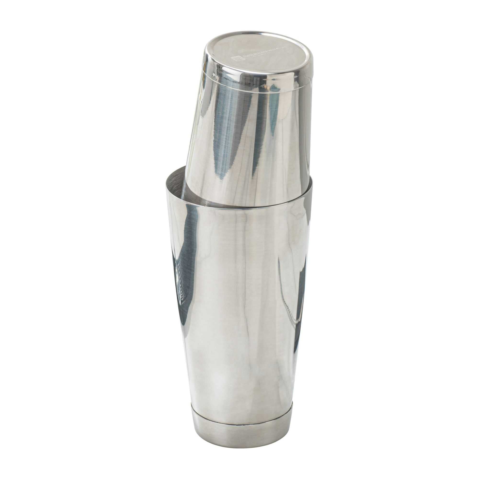 Bar Lux 2-Piece Stainless Steel Cocktail Shaker Tin Set - 16 oz & 24 oz, Weighted, Mirrored Finish - 3 count box